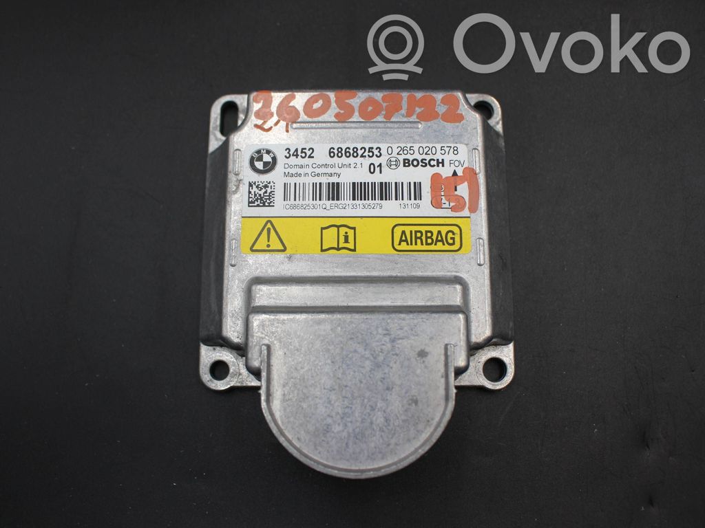 BMW X3 F25 Module de contrôle airbag 