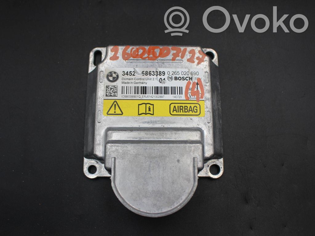 BMW 3 F30 F35 F31 Sterownik / Moduł Airbag 