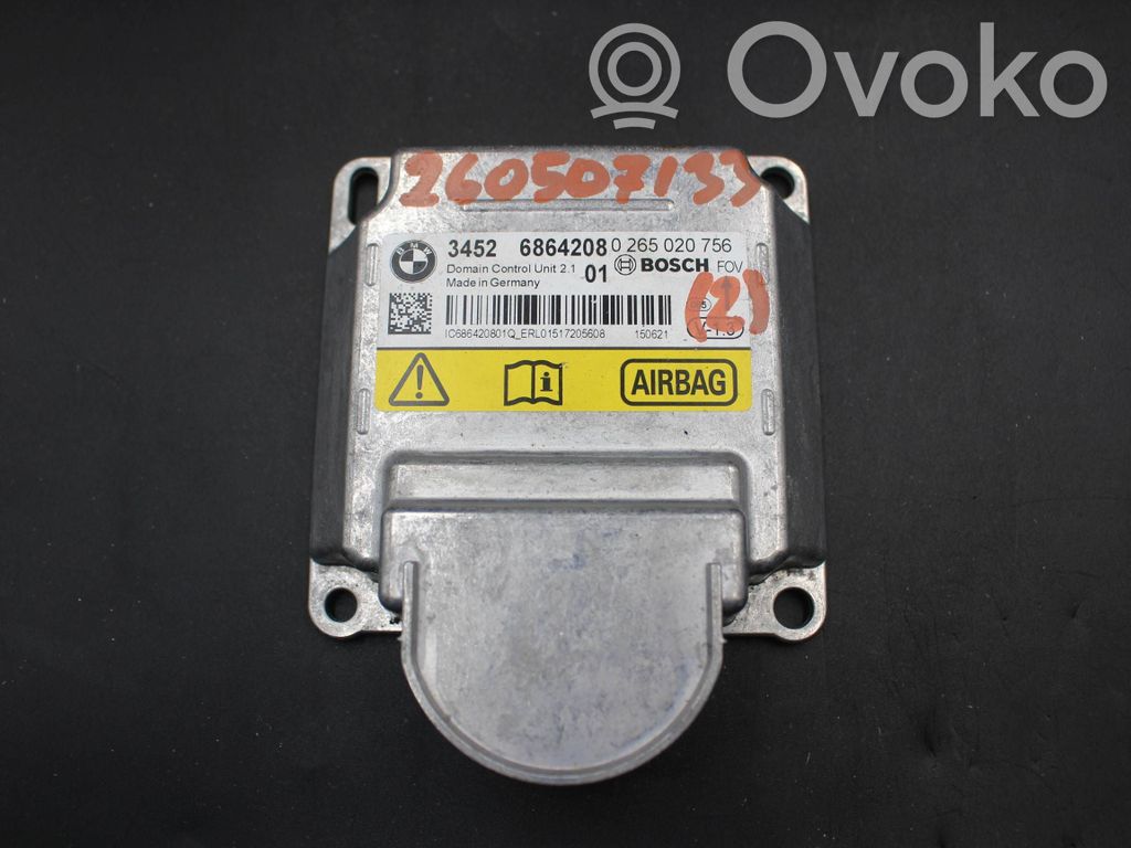 BMW 3 F30 F35 F31 Sterownik / Moduł Airbag 