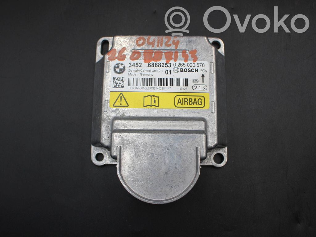 BMW X3 F25 Module de contrôle airbag 