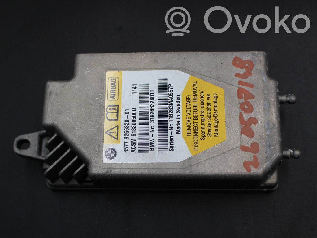 BMW 7 F01 F02 F03 F04 Airbag control unit/module 