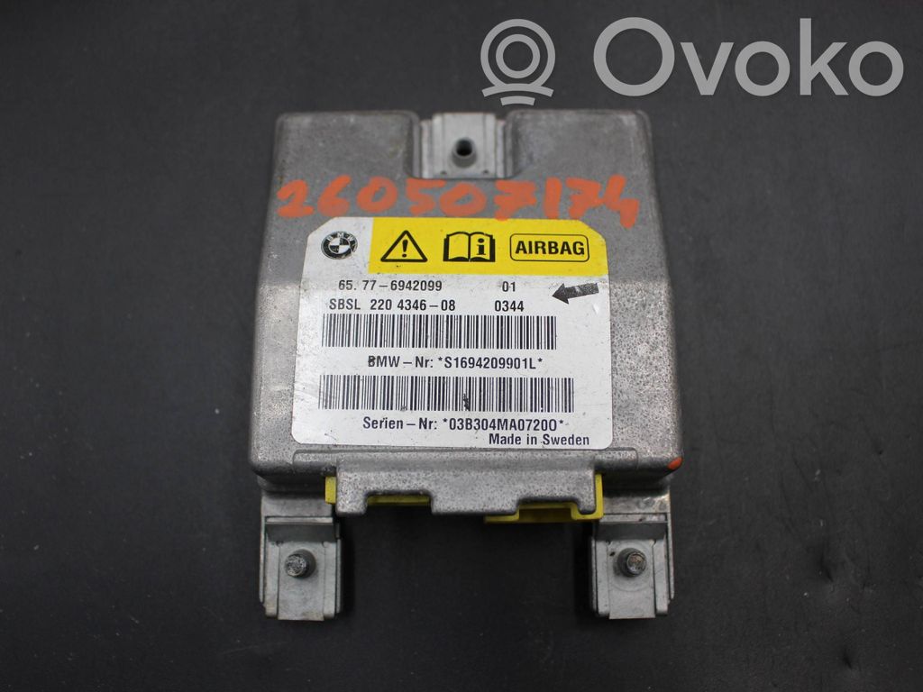 BMW 5 E60 E61 Airbag control unit/module 