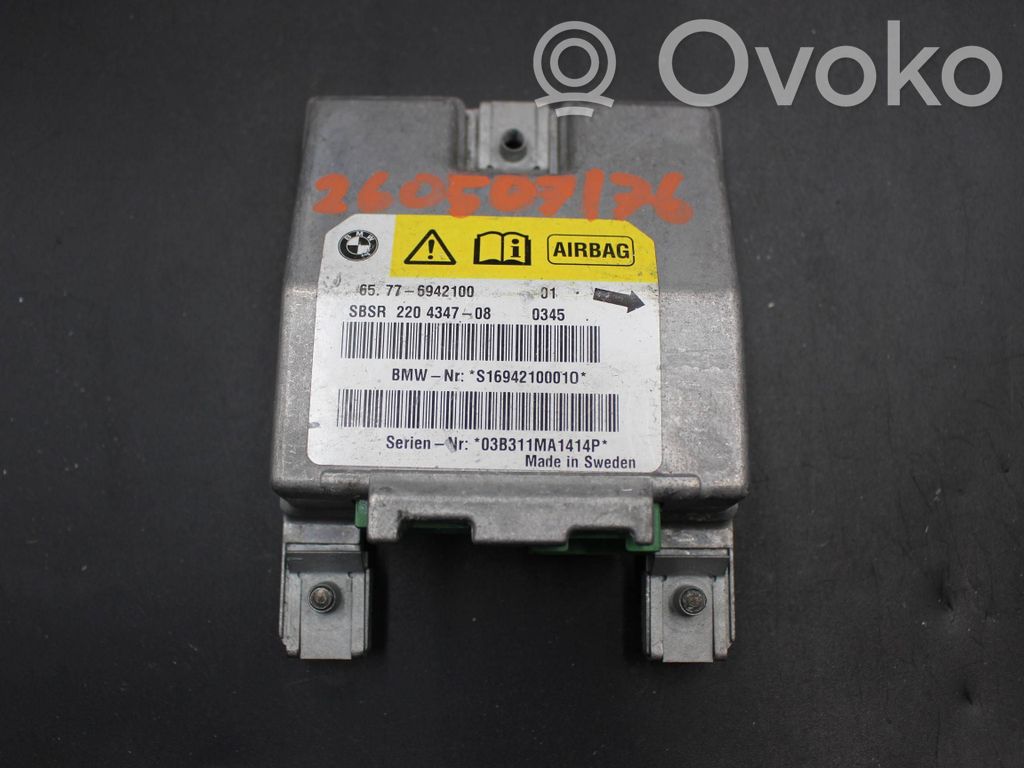 Airbag control unit/module   6942100,220434708,S16942100010