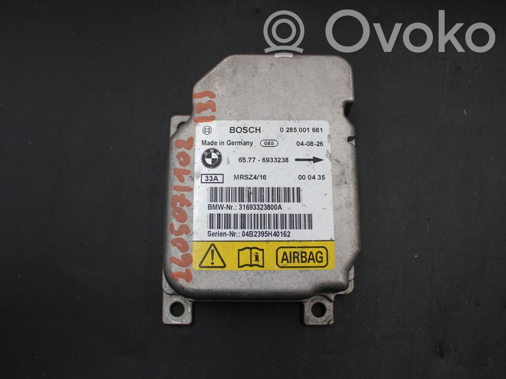 Airbag control unit/module   6933238,0285001681,MRSZ416