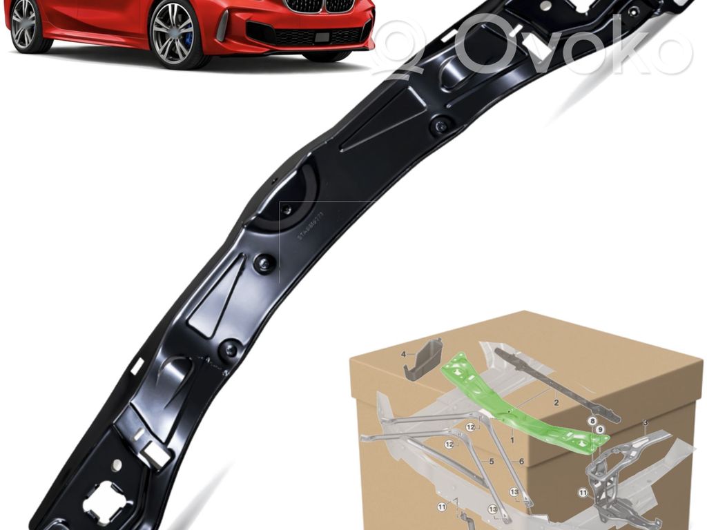 BMW 1 F40 Mască încuietoare capotă motor 