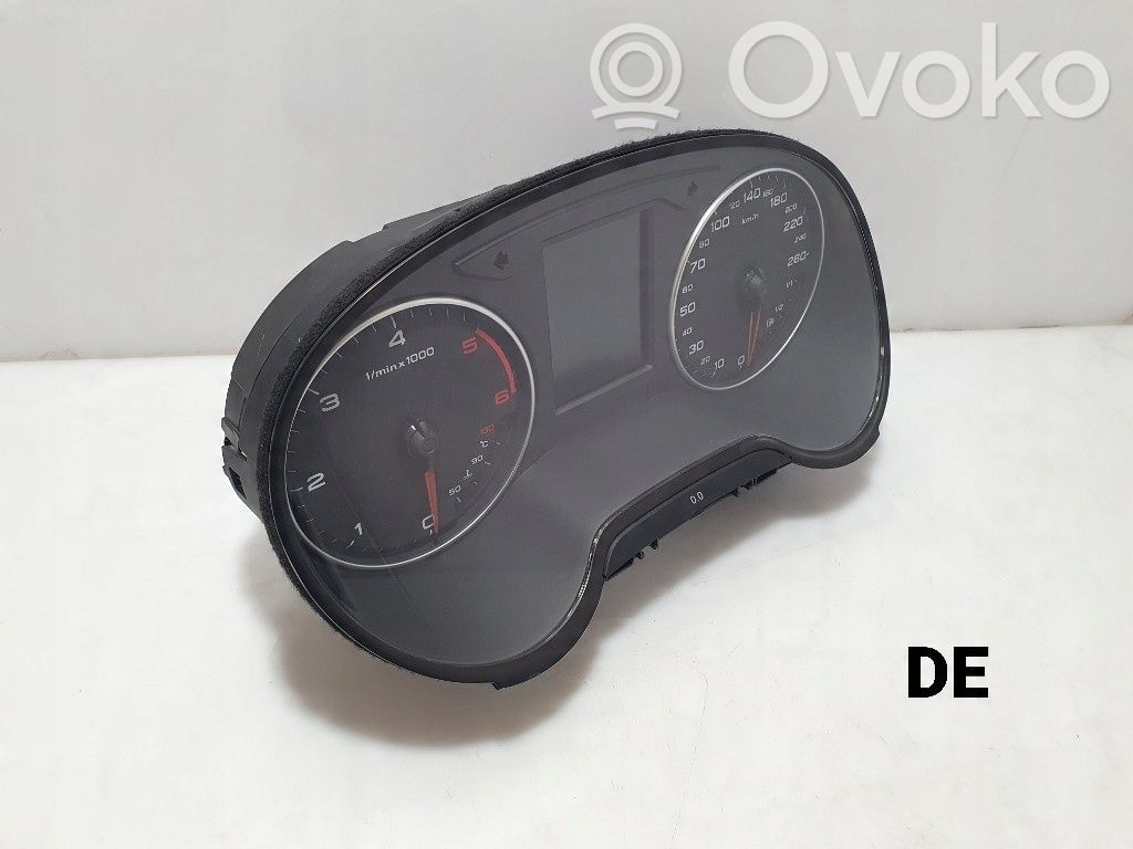 Audi A3 S3 8V Speedometer (instrument cluster) 