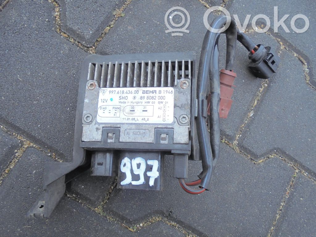 Porsche 911 997 Module de commande de ventilateur 