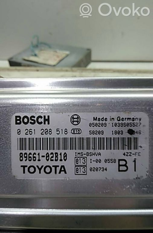 Unidad de control/módulo del motor   BOSCH,0261208518,8966102B10