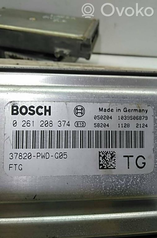 Unidad de control/módulo del motor   BOSCH,0261208374,37820PWDG05