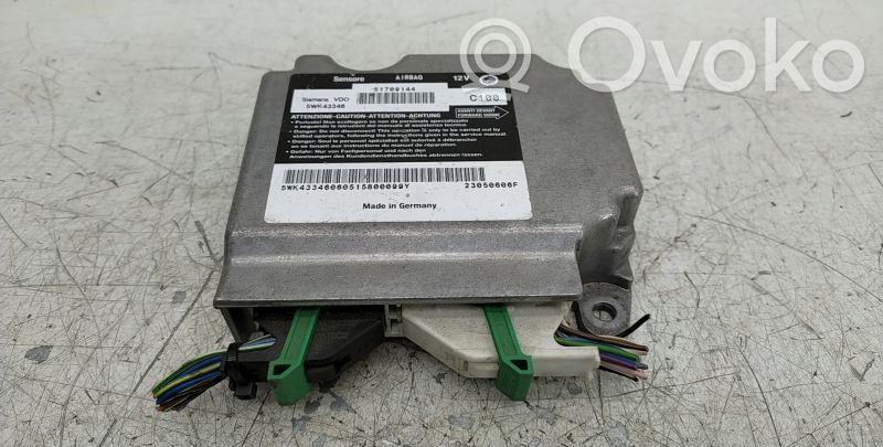 Airbag control unit/module   51709144,5W43346