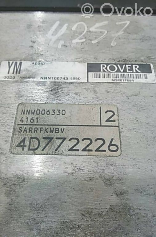 Rover Streetwise Engine control unit/module 