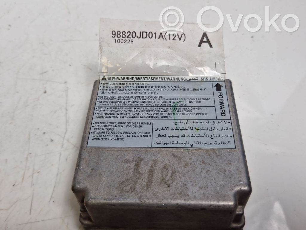 Nissan Qashqai Sterownik / Moduł Airbag 