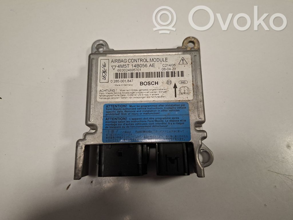 Airbag control unit/module   4M5T14B056AE,0285001847,6E0024695701
