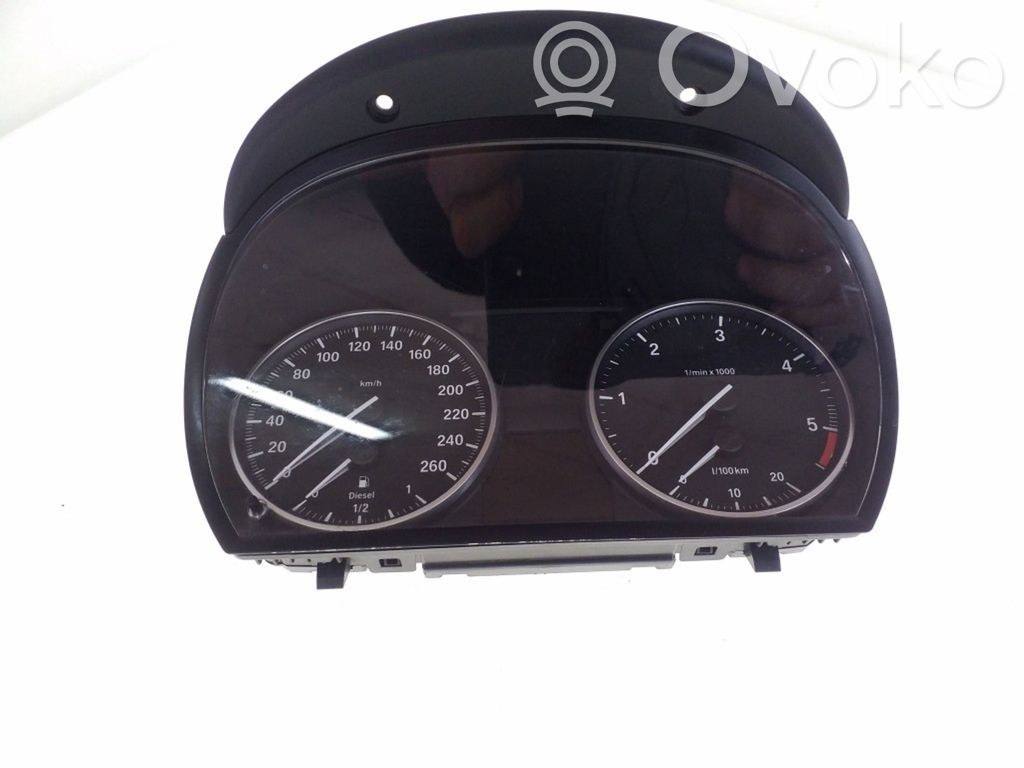 BMW 3 E90 E91 Compteur de vitesse tableau de bord 