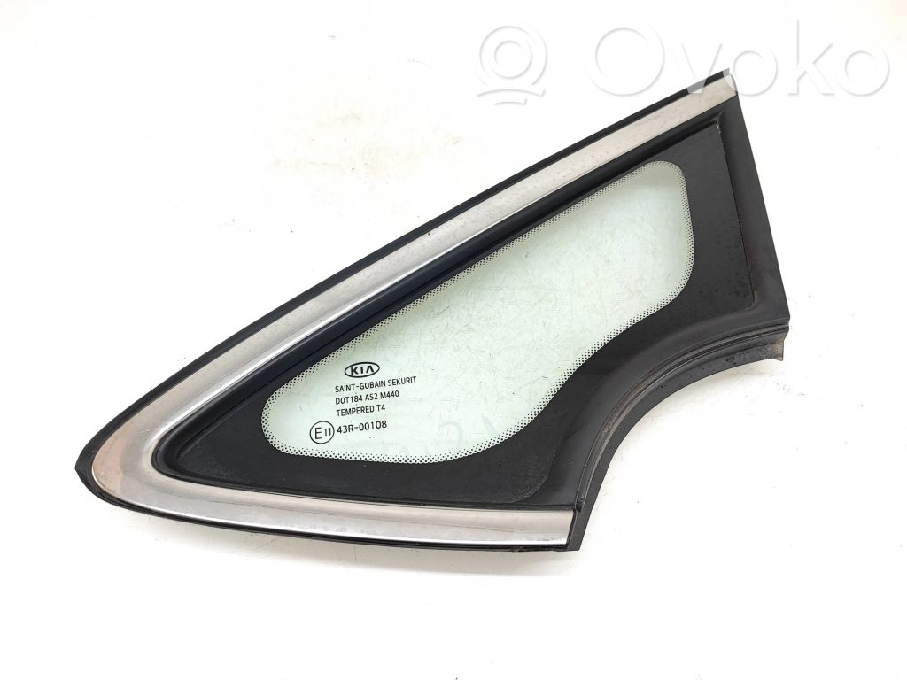 Front triangle window/glass   DOT184AS2M440,43R00108,TEMPEREDTF