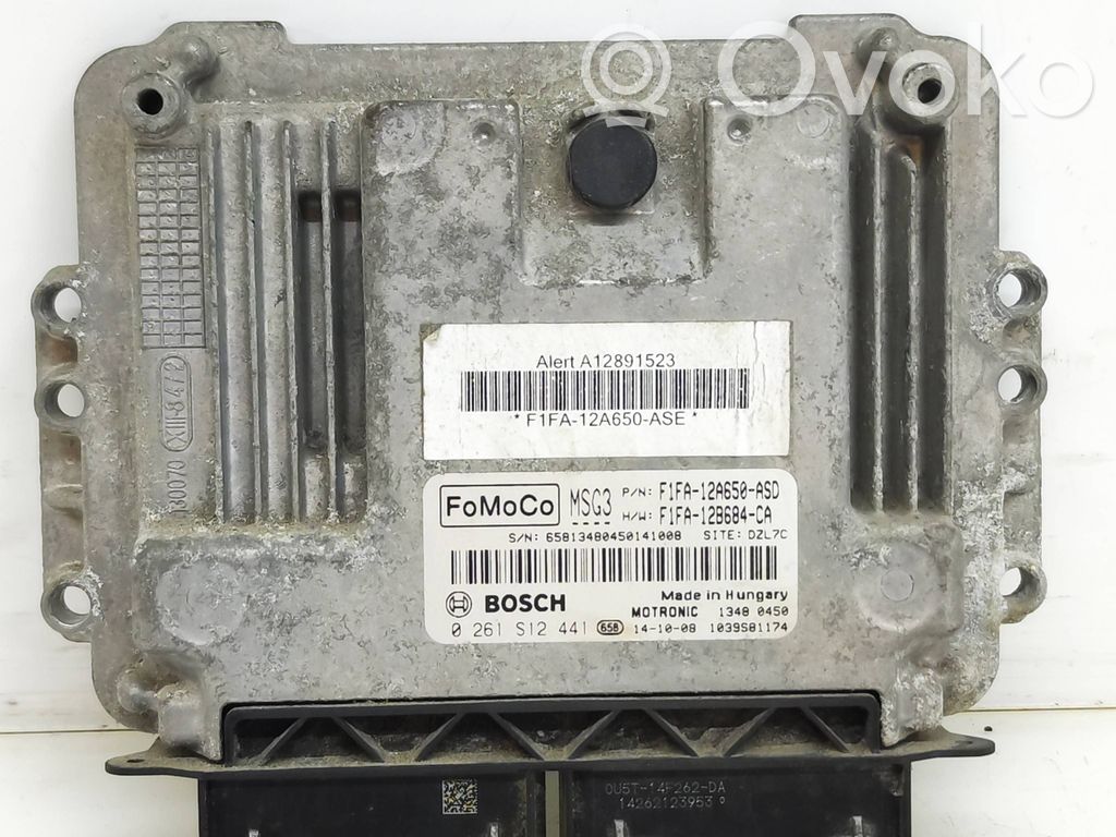 Engine control unit/module   F1FA12A650ASD,F1FA12B684CA,0261S12441