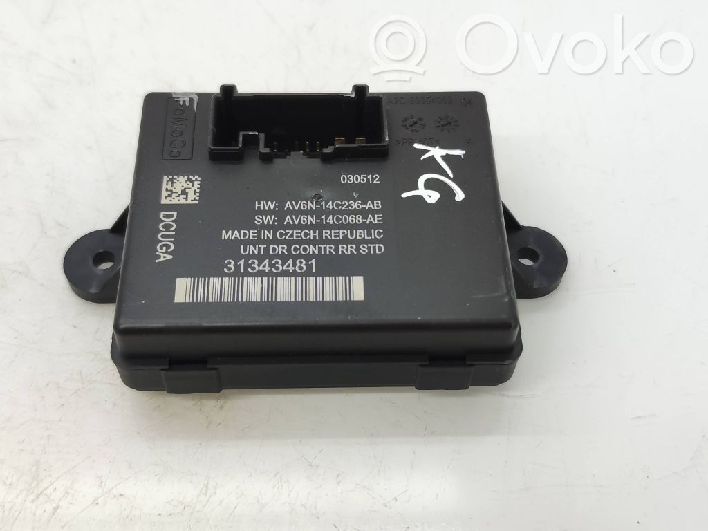 Unité de commande module de porte   31343481,AV6N14C236AB,AV6N14C068AE