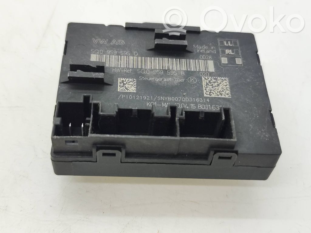 Unité de commande module de porte   5Q0959595D,5Q0959595B
