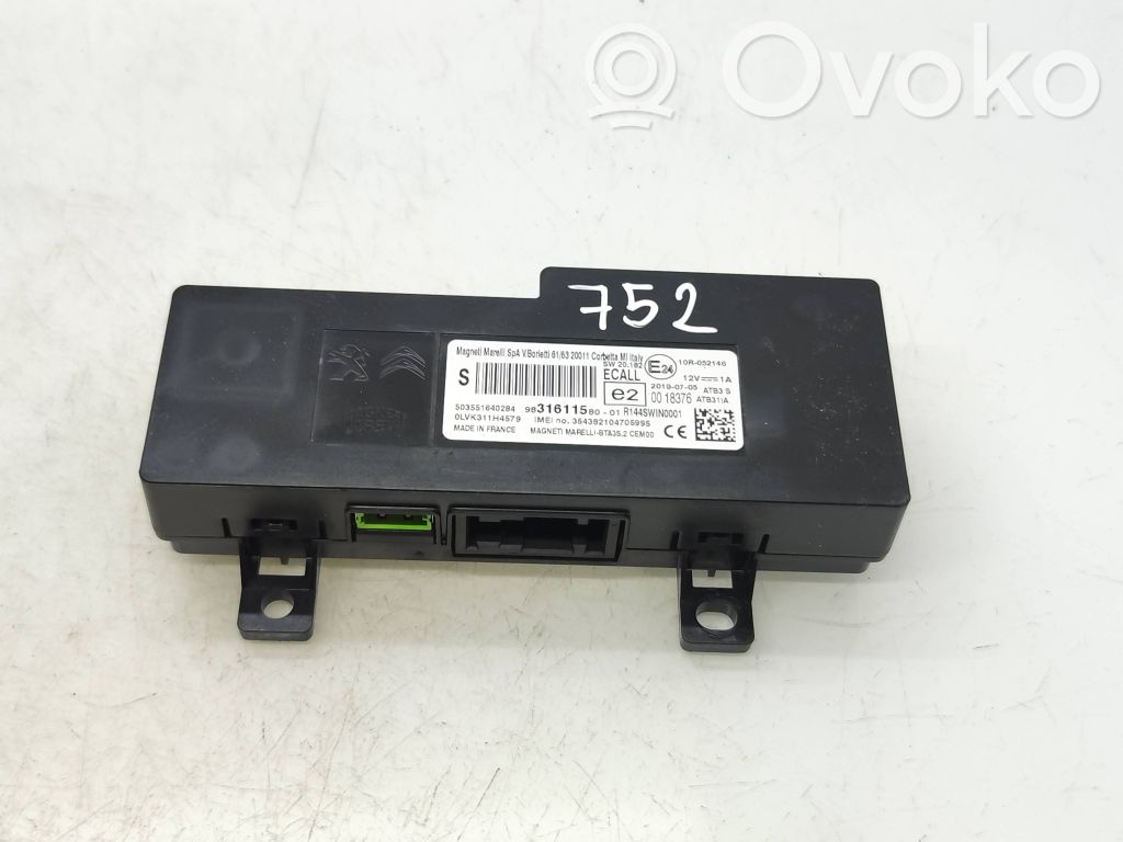 Peugeot Partner III Unidad de control/módulo de bluetooth 