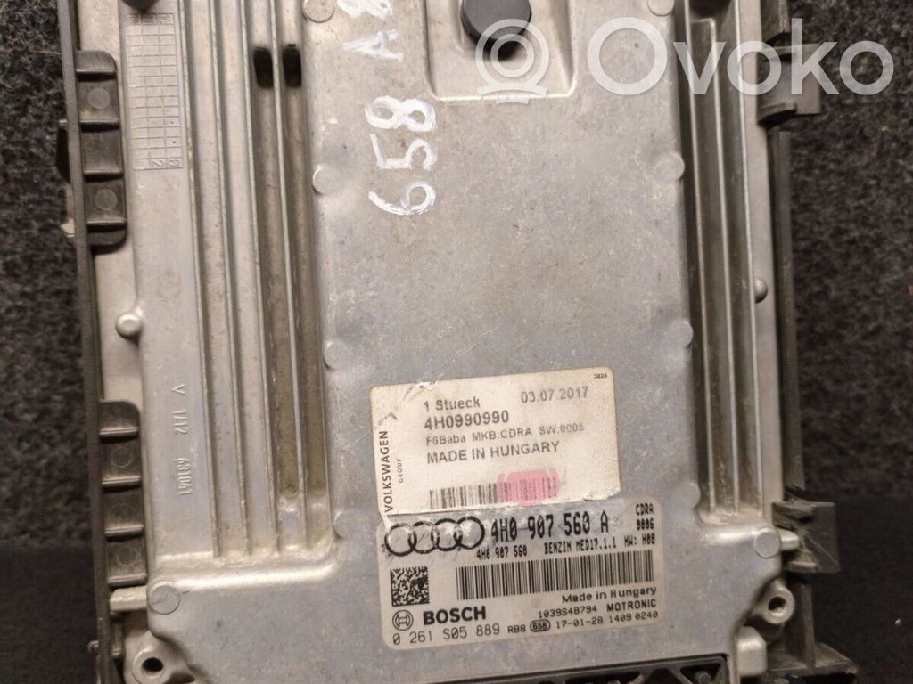 Audi A8 S8 D4 4H Engine control unit/module 