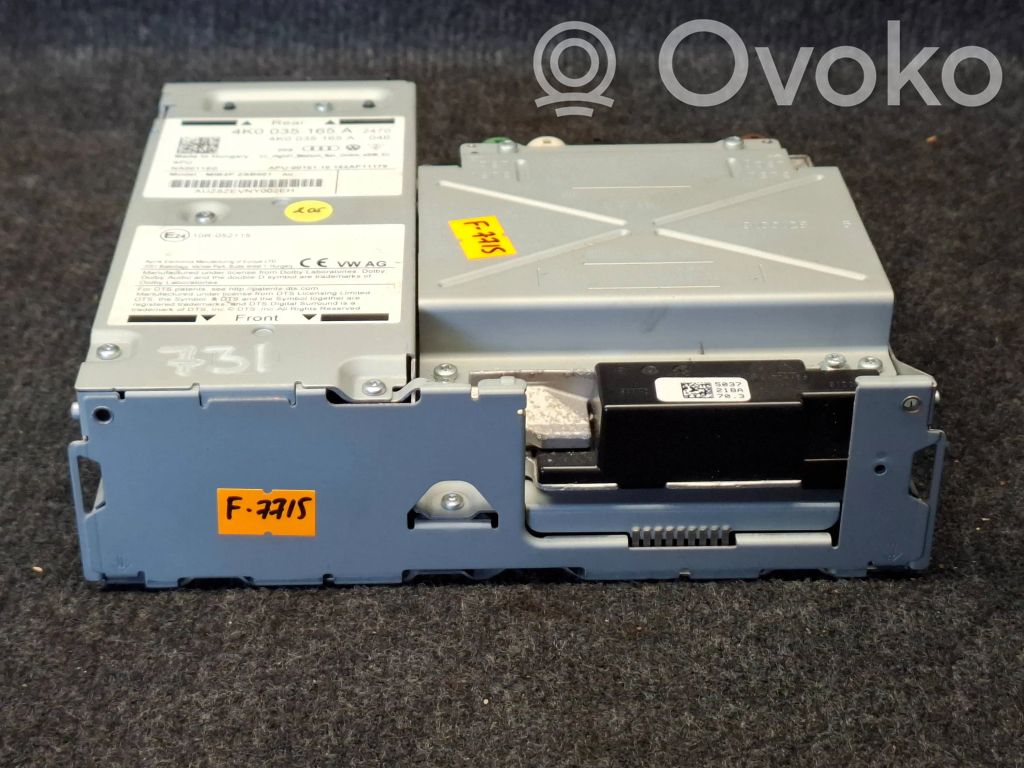 Audi A6 S6 C8 4K GPS navigation control unit/module 