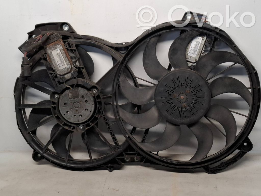 Audi A6 S6 C6 4F Elektryczny wentylator chłodnicy 