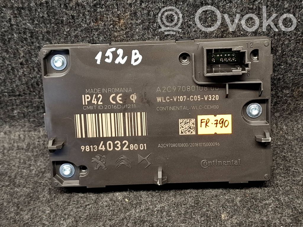 Citroen Berlingo Wireless charging module 