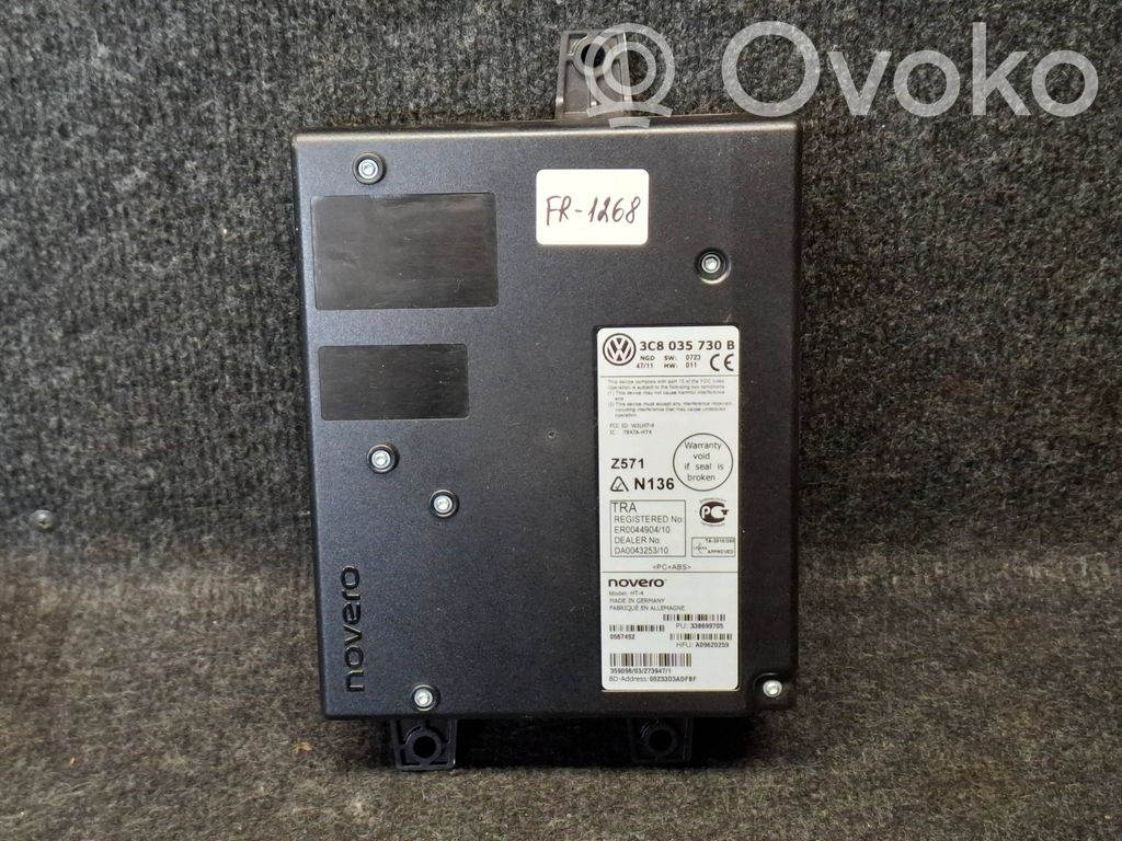 Volkswagen PASSAT B7 Bluetooth control unit module 