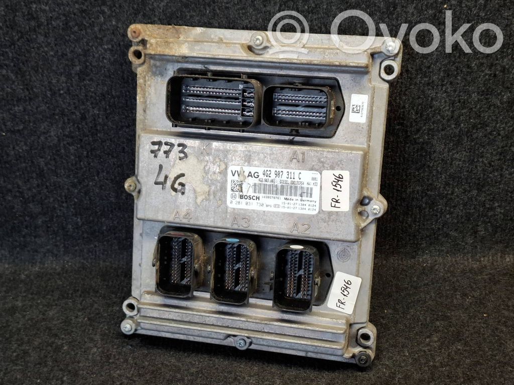 Engine control unit/module   4G2907311C,0281031730