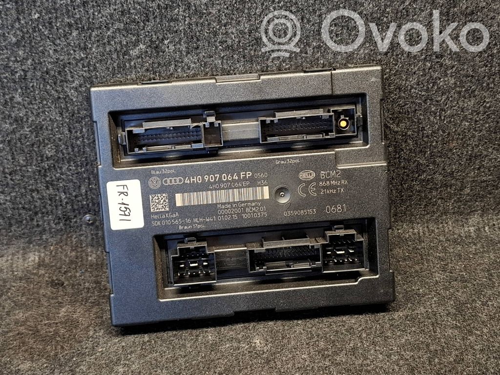 Audi A6 S6 C7 4G Mukavuusmoduuli 