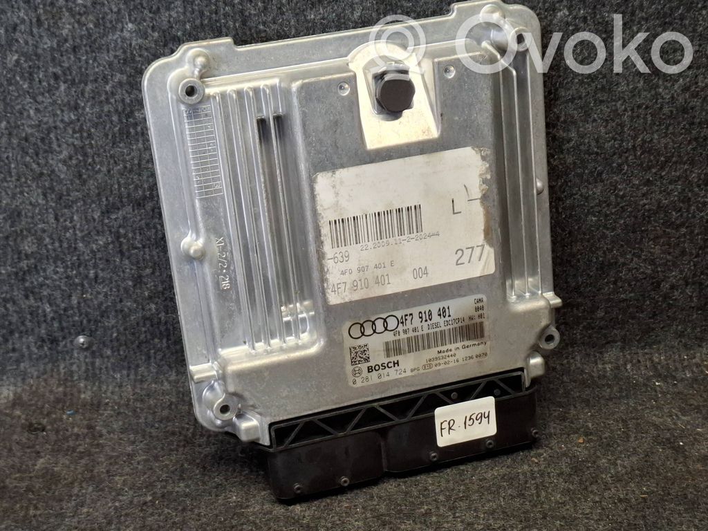 Engine control unit/module   4F7910401,4F0907401E,0281014724