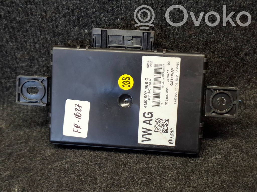 Audi A6 S6 C7 4G Gateway control module 