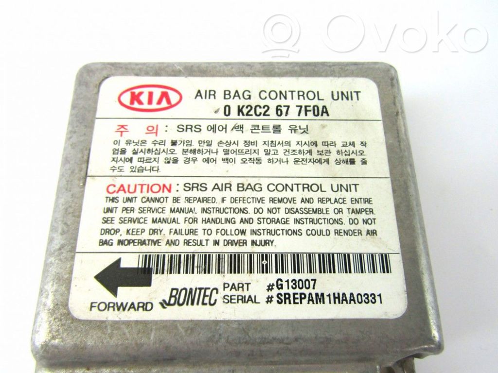 KIA Carens I Airbag control unit/module 