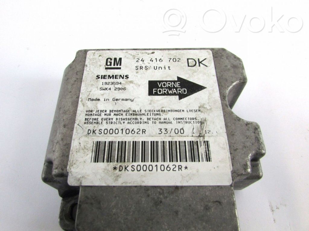 Airbag control unit/module   24416702,DK,SIEMENS