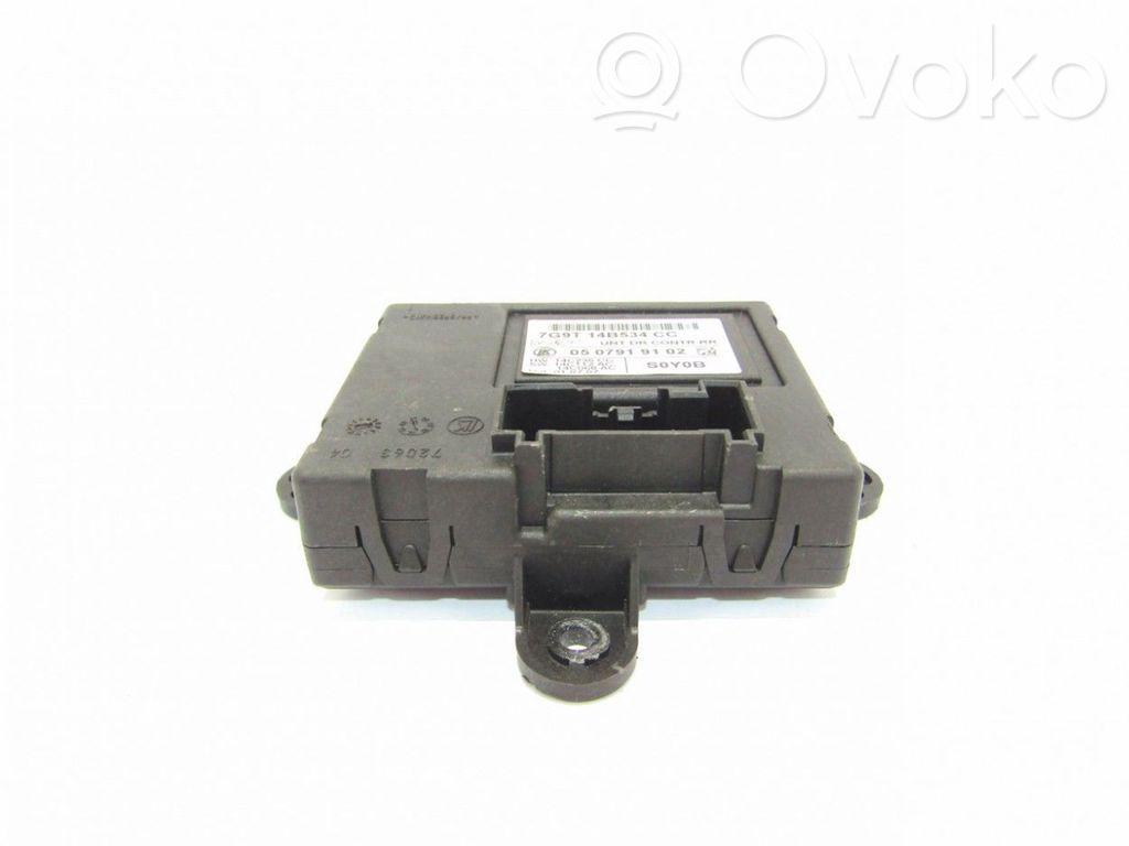 Other control units/modules   7G9T14B534CC