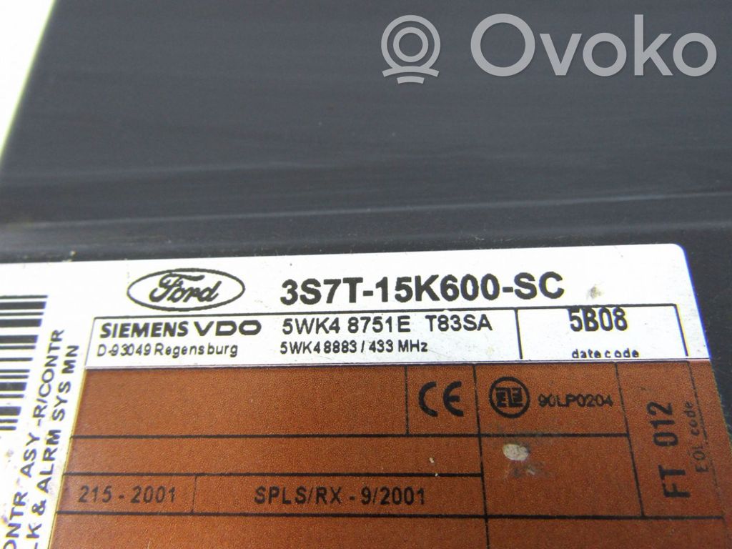 Other control units/modules   3S7T15K600SC,5WK48751E