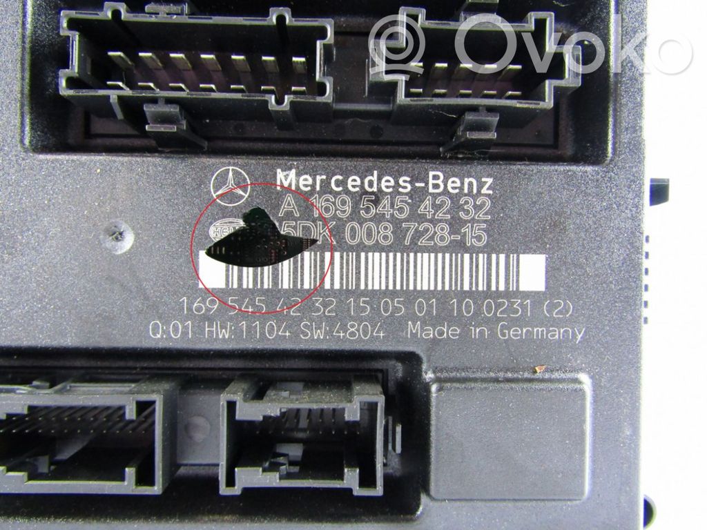 Mercedes-Benz A W169 Inne komputery / moduły / sterowniki 