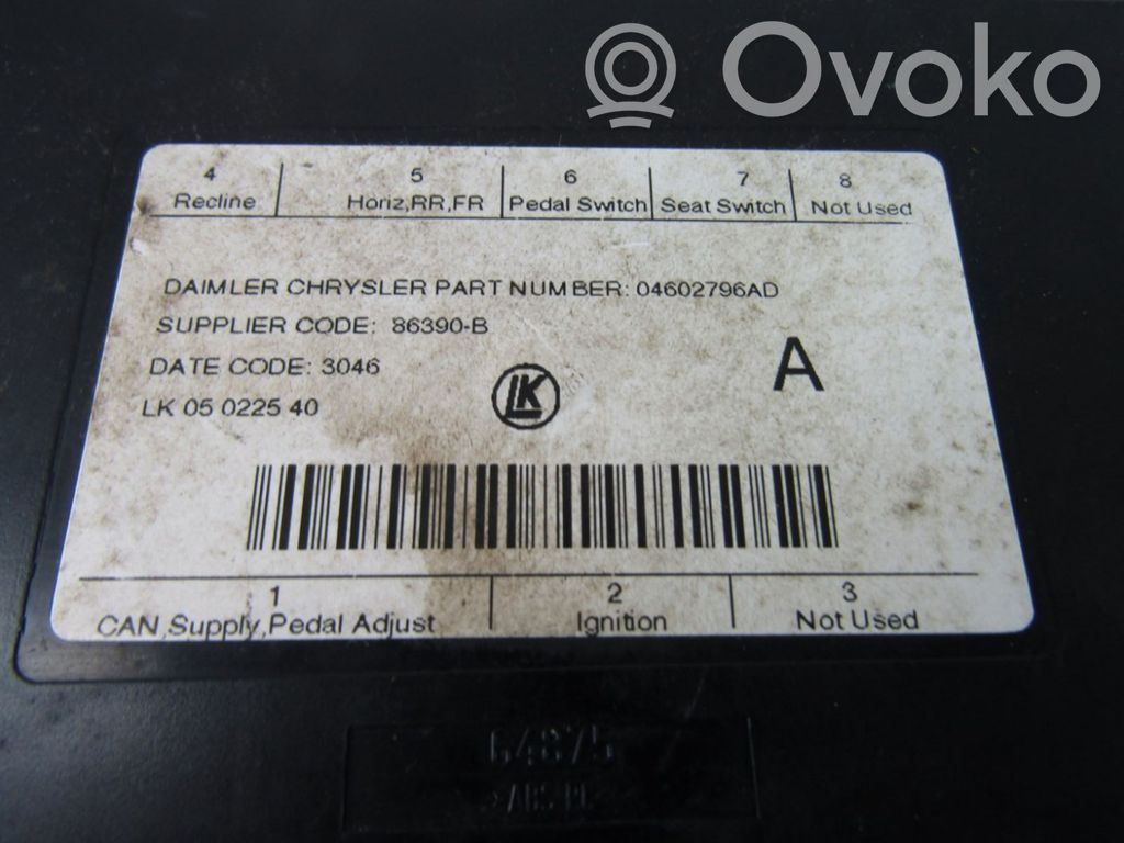 Jeep Grand Cherokee (WK) Autres unités de commande / modules 