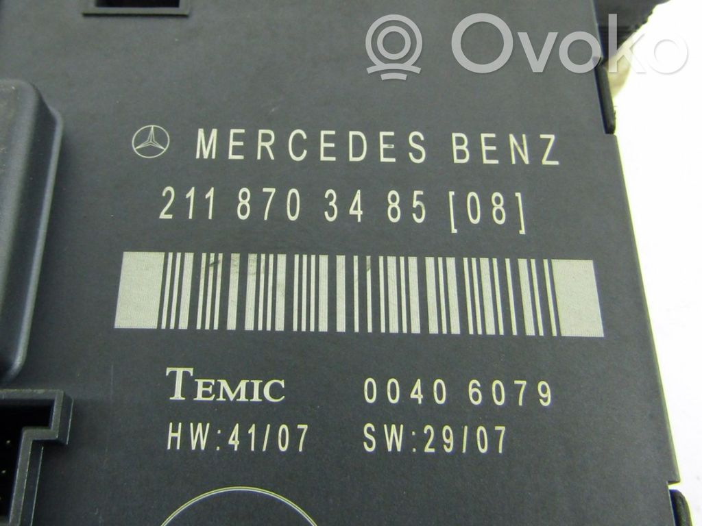 Mercedes-Benz E W211 Other control units/modules 