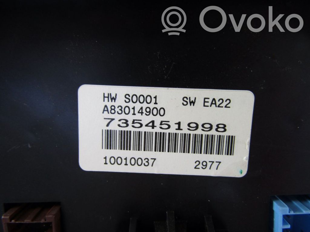 Fiat 500 Climate control unit 