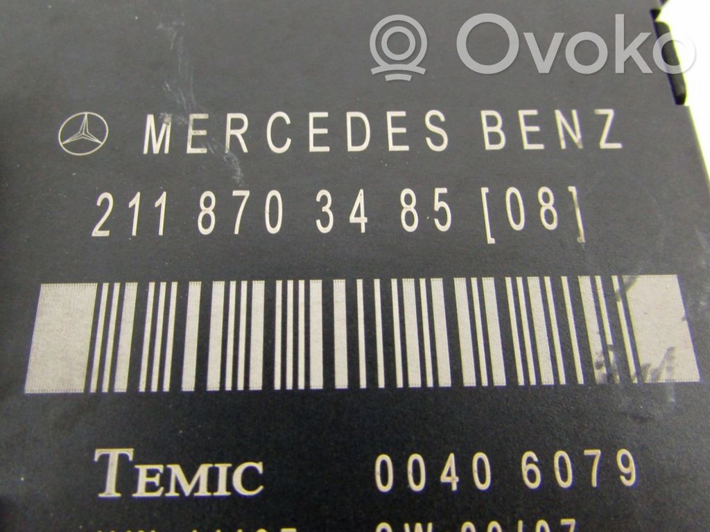 Mercedes-Benz E W211 Other control units/modules 