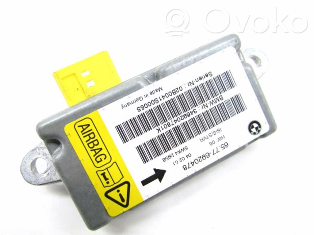 BMW 7 E65 E66 Sensor impacto/accidente para activar Airbag 