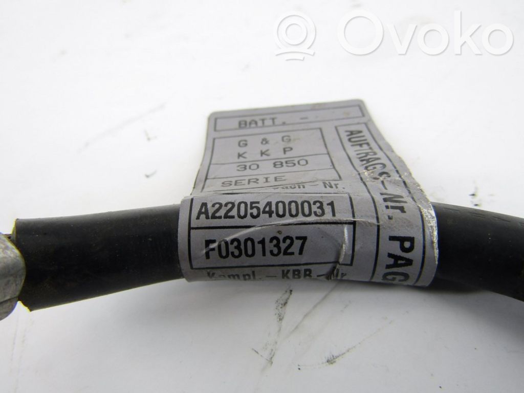 Mercedes-Benz S W220 Câble de batterie positif