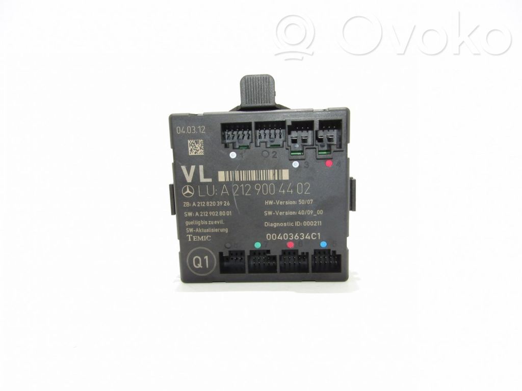 Mercedes-Benz C W204 Autres unités de commande / modules 
