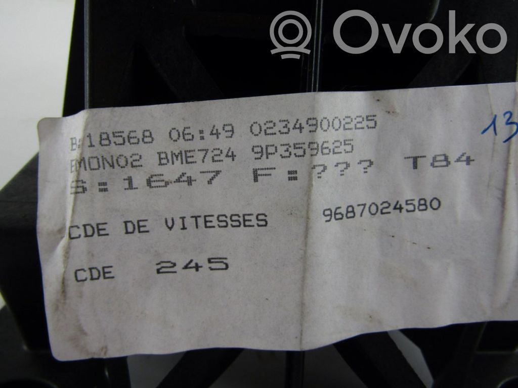 Selector caja de cambios   9687024580