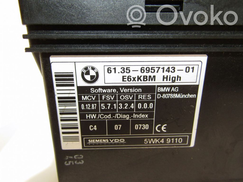 BMW 5 E60 E61 Kiti valdymo blokai/ moduliai 