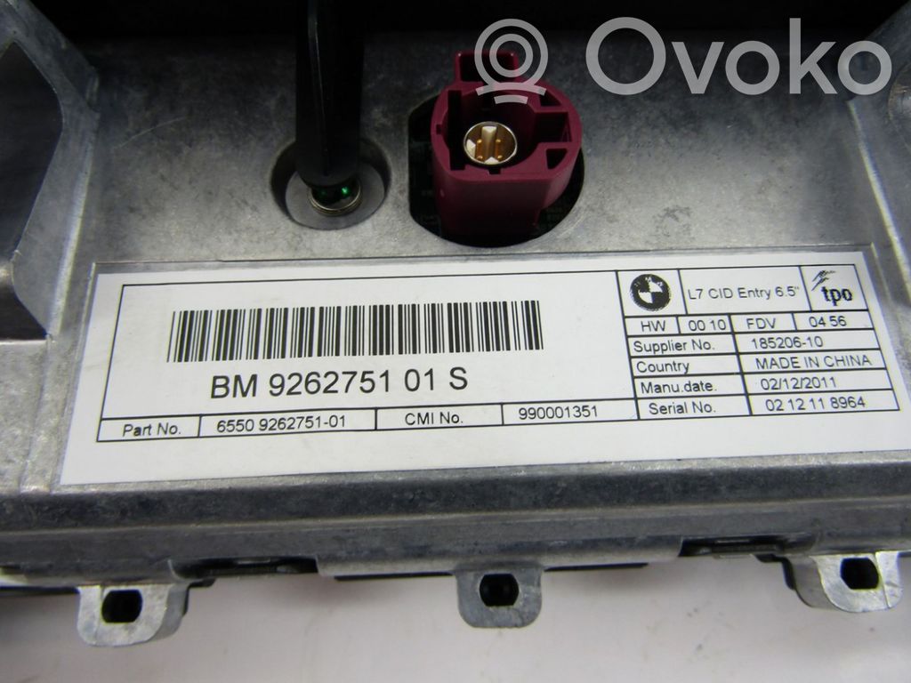 BMW 1 F20 F21 Ekrāns / displejs / mazais ekrāns 