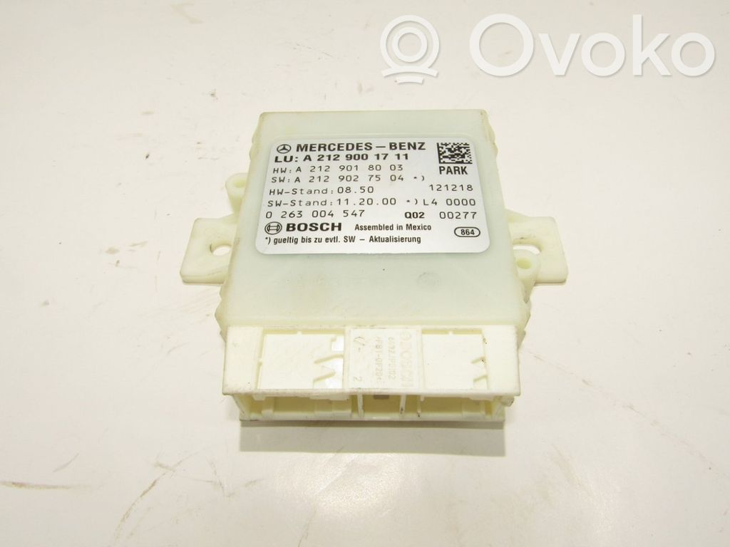 Parking PDC control unit/module   A2129018003,A2129001711