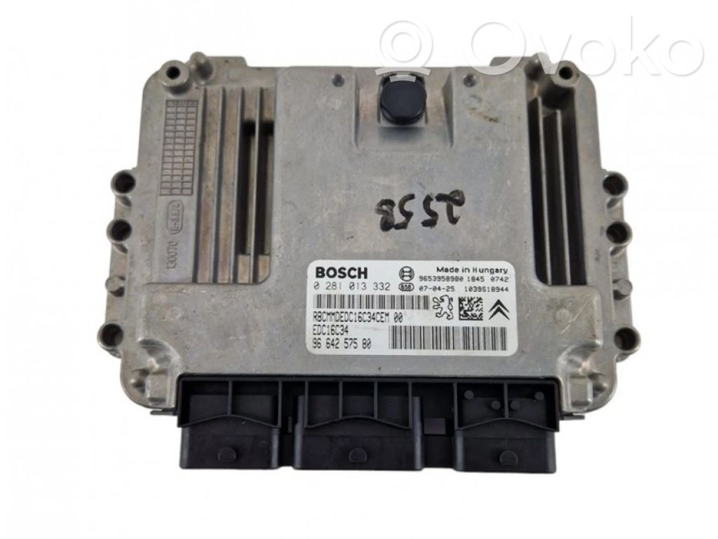 Engine control unit/module   0281013332,9664257580