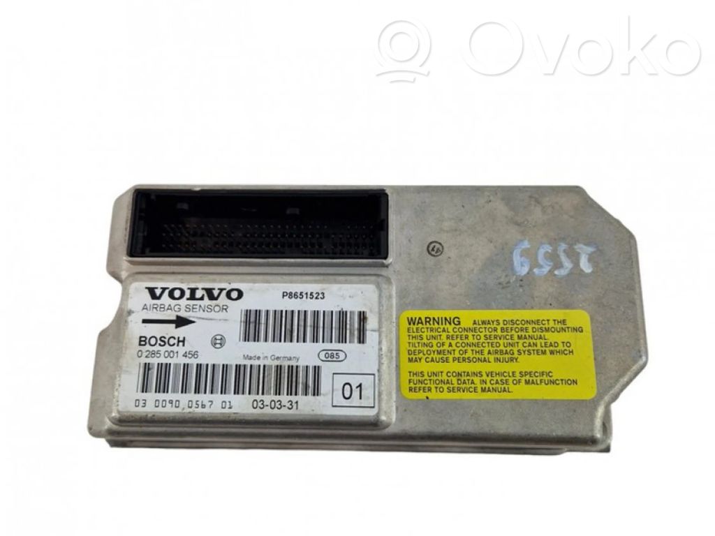 Unidad de control/módulo del Airbag   P8651523